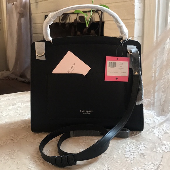 NWT Kate Spade Black Medium Satchel - Picture 9 of 16